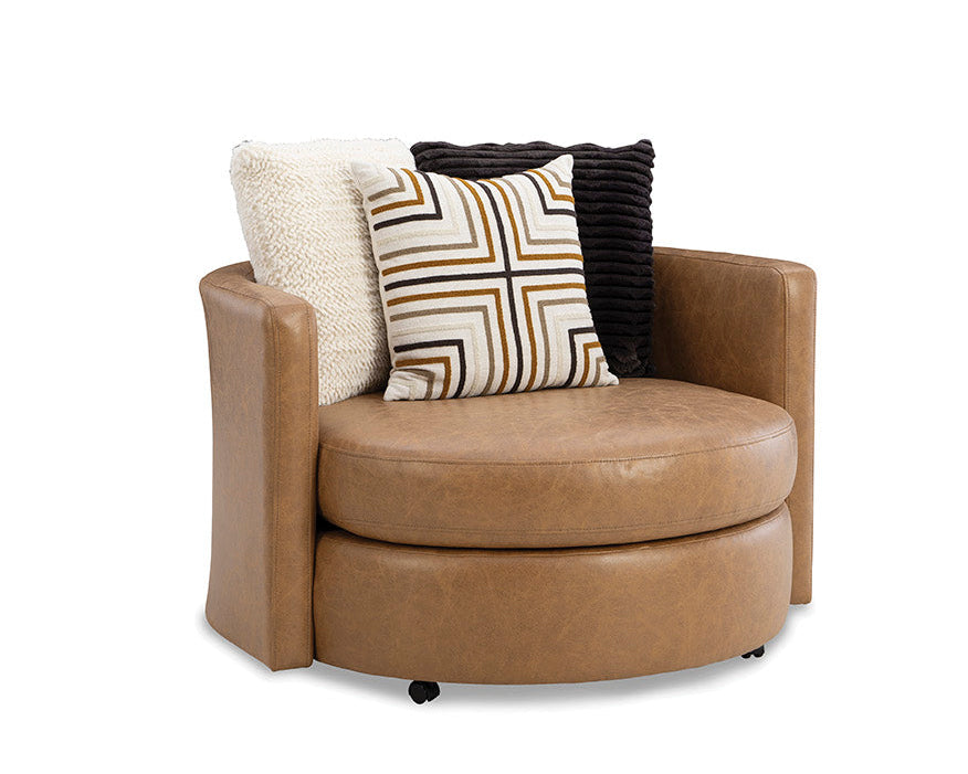 Puccini Saddle Swivel Chair