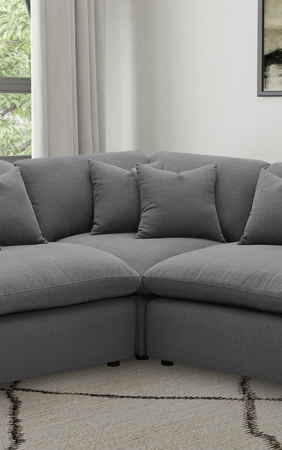 Alpine Charcoal Corner Chair