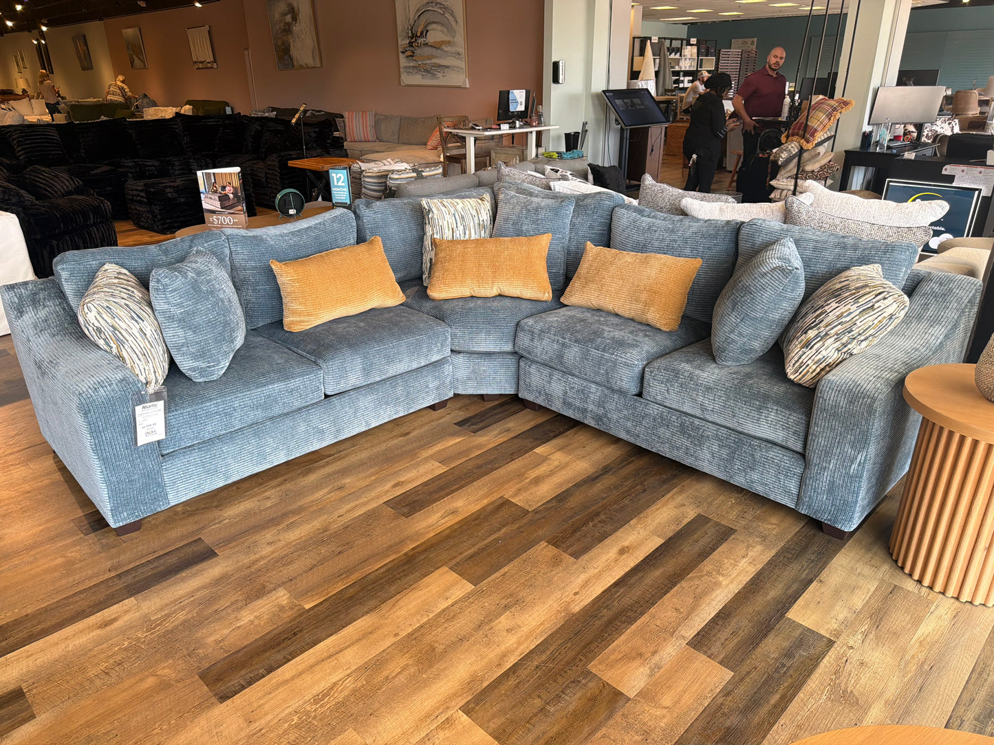 Jade Waterfall 3-Piece Sectional