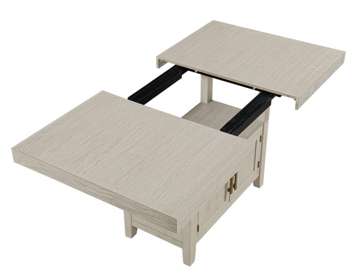 Garland 60-80″ Counter Table with 20″ Leaf - Greige Finish