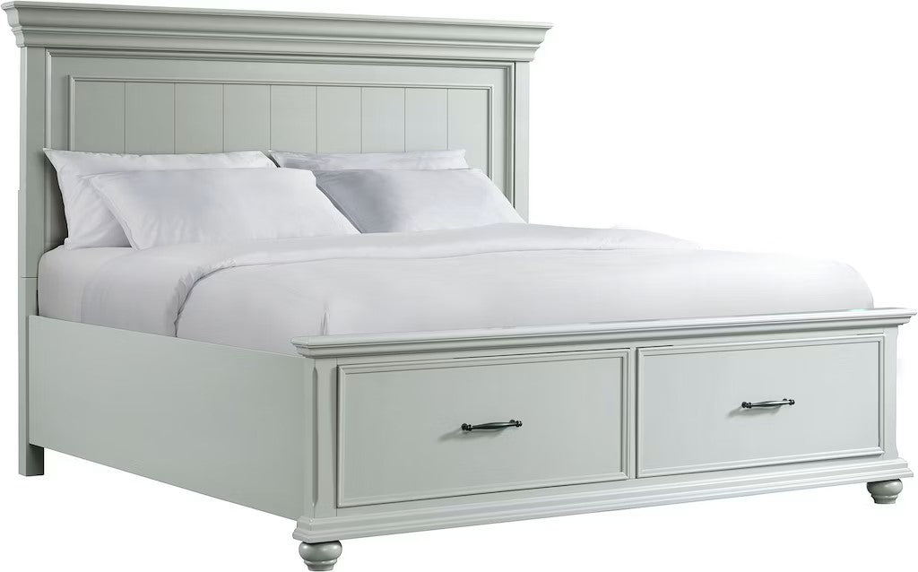 Slater Grey King Storage Bed