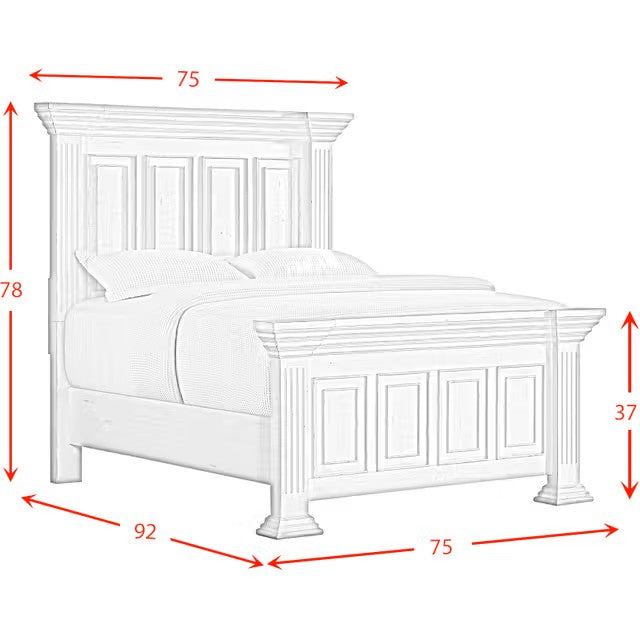 Heather Queen Panel Bed
