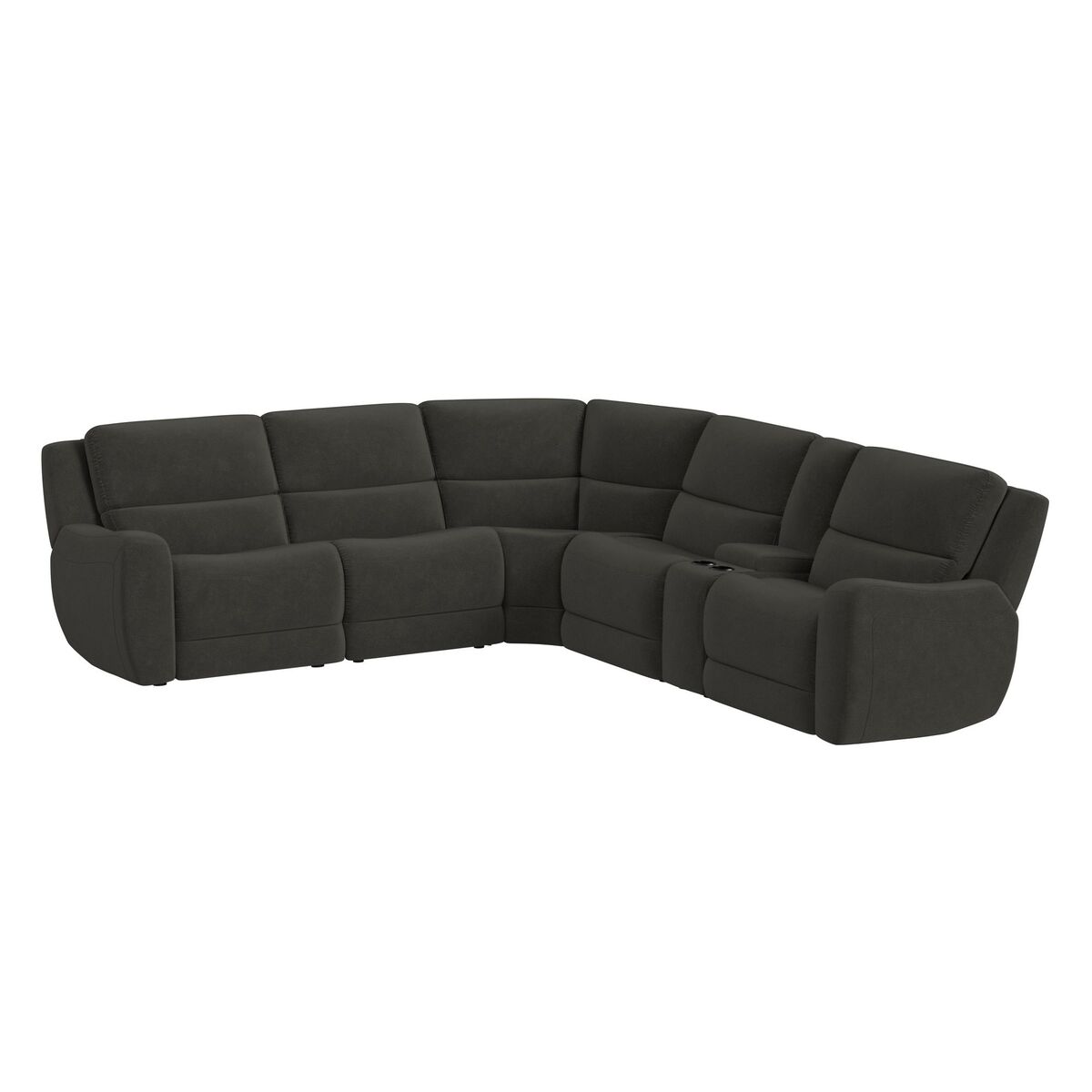 Saber 6-Piece Granite Power Reclining Sectional