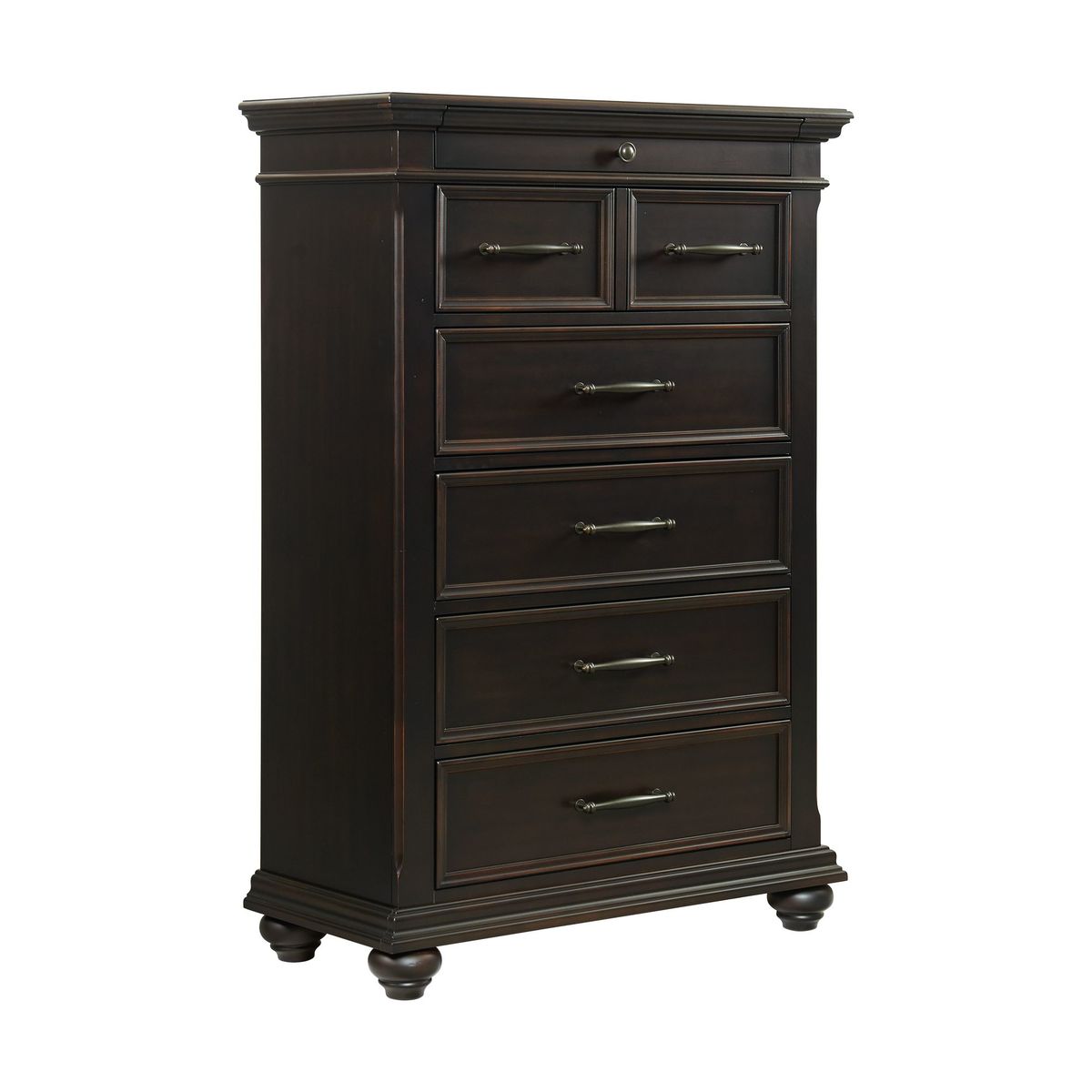 Slater Black 6-Drawer Chest