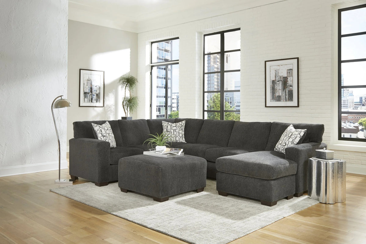 Greenland Charcoal 2-Piece Sectional