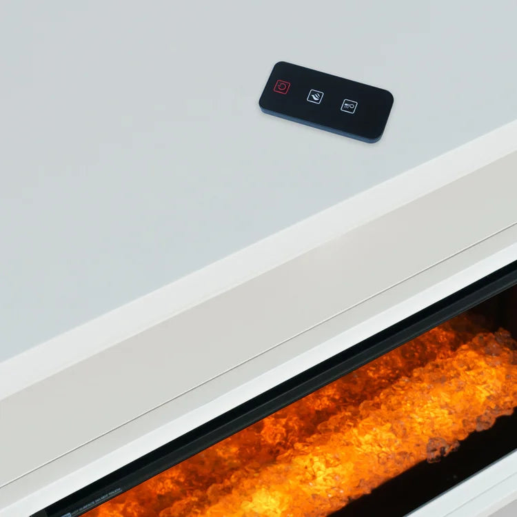 Urban Icon Electric Fireplace Media Console - 60" White