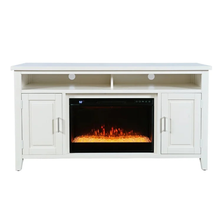 Urban Icon Electric Fireplace Media Console - 60" White