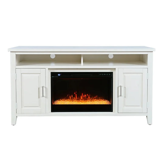 Urban Icon Electric Fireplace Media Console - 60" White