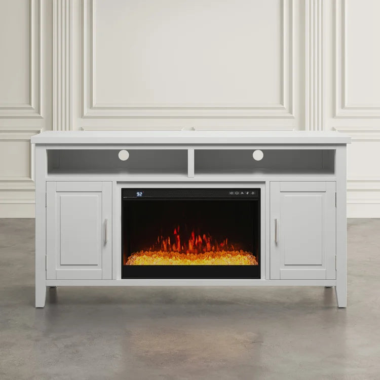 Urban Icon Electric Fireplace Media Console - 60" White