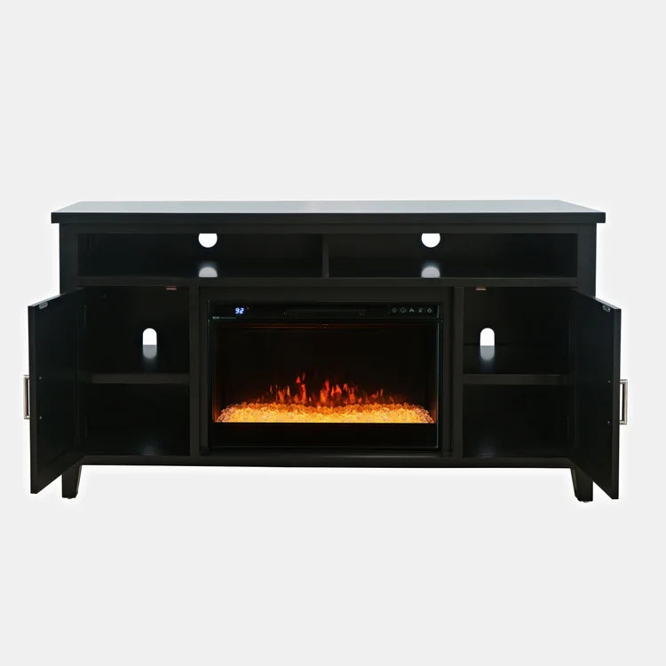 Urban Icon Electric Fireplace Media Console - 60" Black