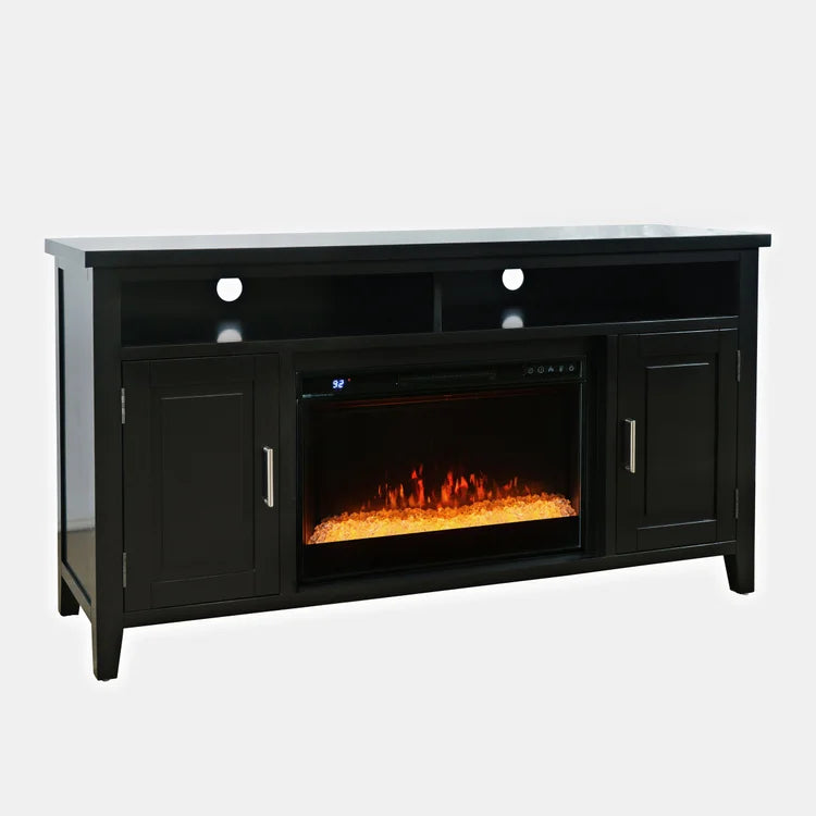 Urban Icon Electric Fireplace Media Console - 60" Black