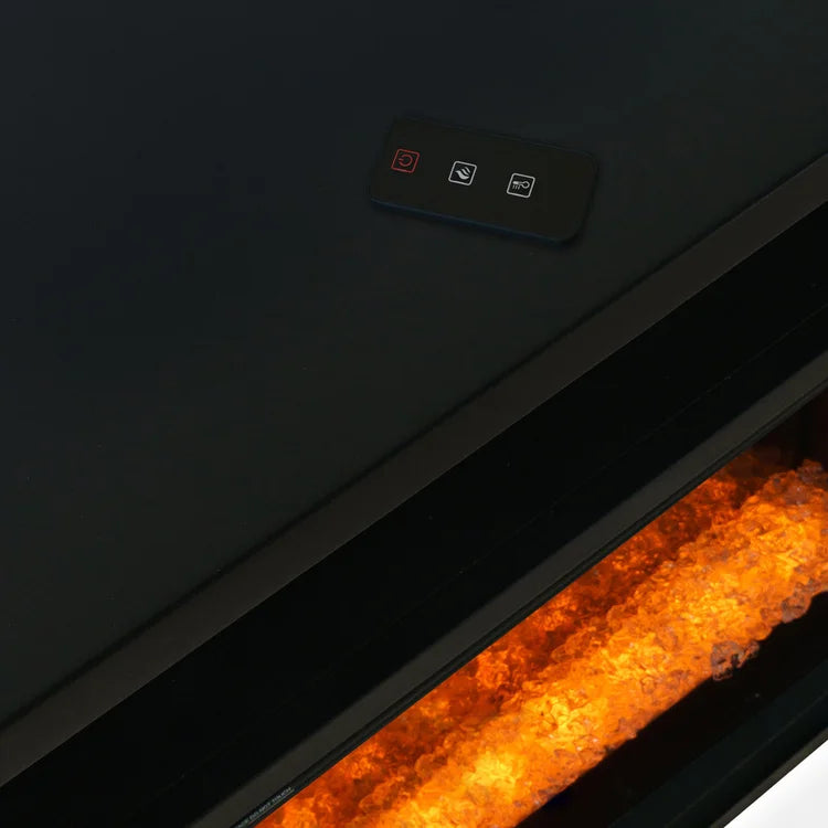 Urban Icon Electric Fireplace Media Console - 60" Black