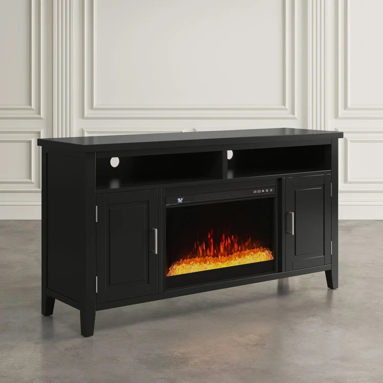 Urban Icon Electric Fireplace Media Console - 60" Black