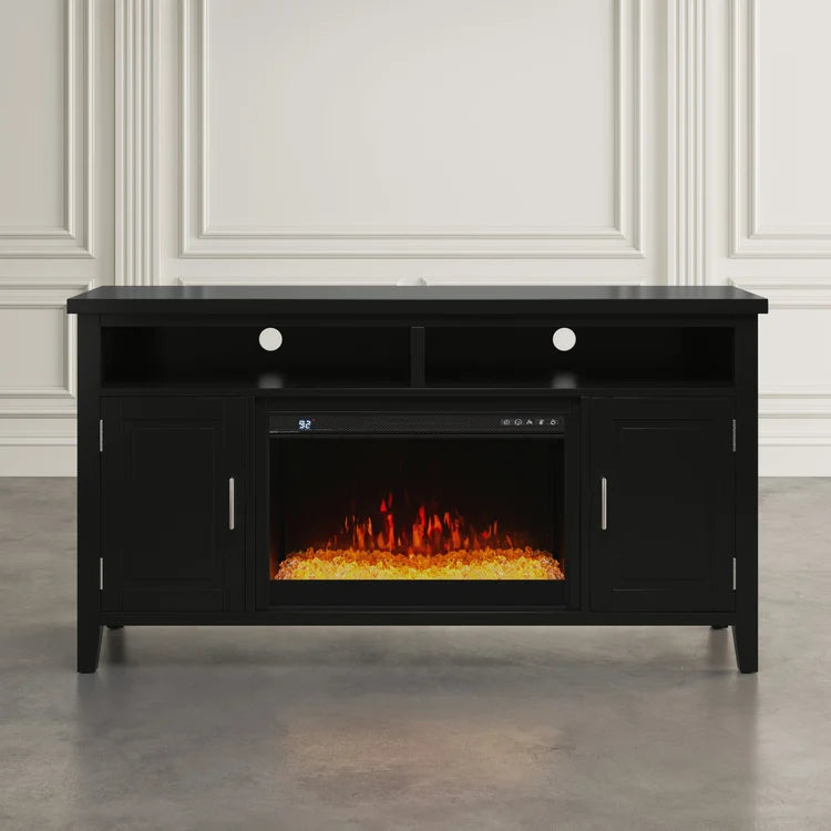 Urban Icon Electric Fireplace Media Console - 60" Black