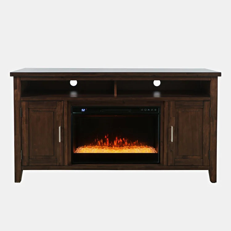 Urban Icon Electric Fireplace Media Console - 60" Merlot