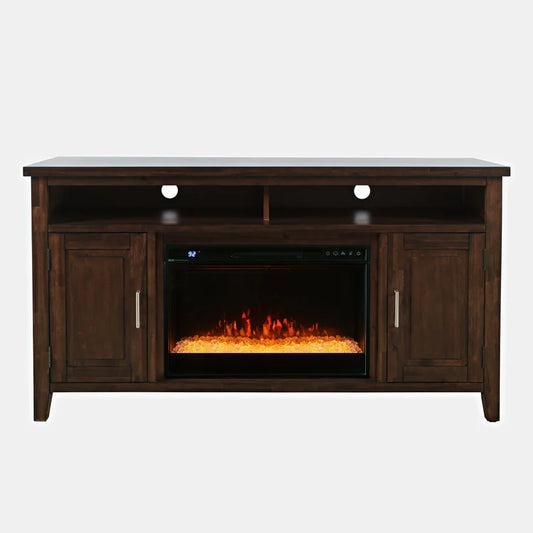 Urban Icon Electric Fireplace Media Console - 60" Merlot