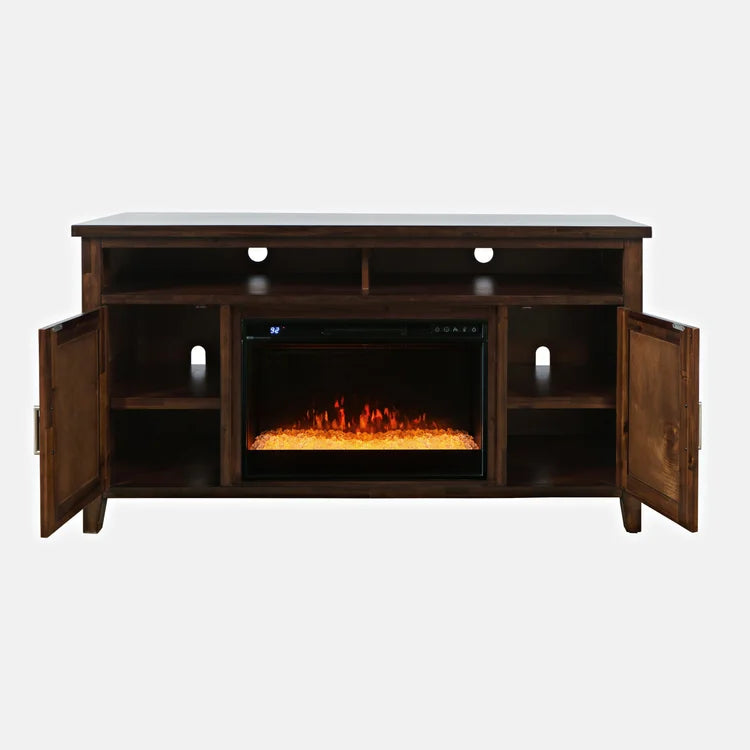 Urban Icon Electric Fireplace Media Console - 60" Merlot