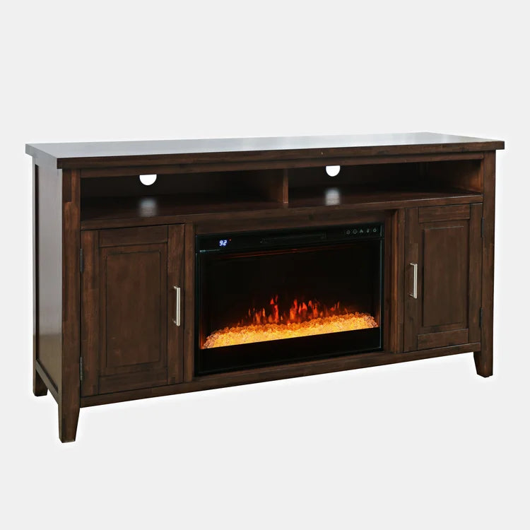 Urban Icon Electric Fireplace Media Console - 60" Merlot