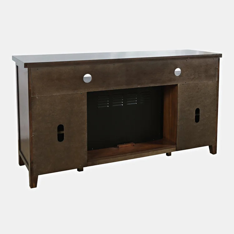 Urban Icon Electric Fireplace Media Console - 60" Merlot