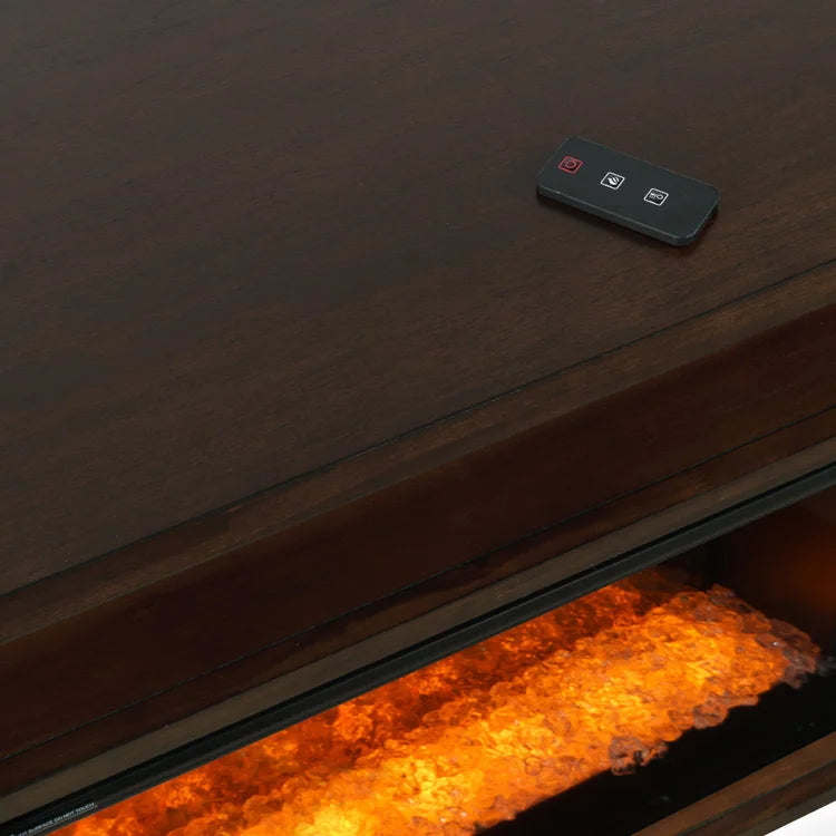 Urban Icon Electric Fireplace Media Console - 60" Merlot