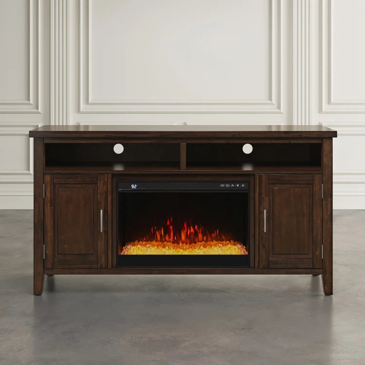 Urban Icon Electric Fireplace Media Console - 60" Merlot