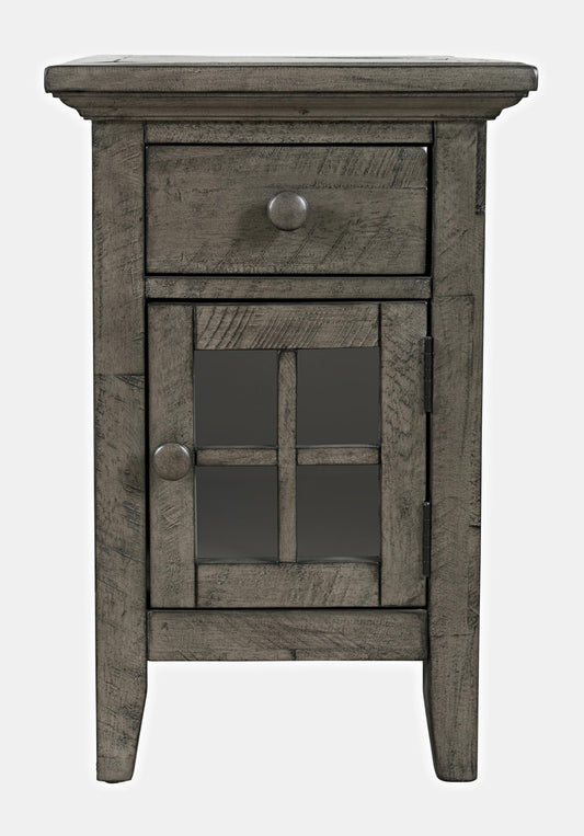 Rustic Shores Power Chairside Table - Stone