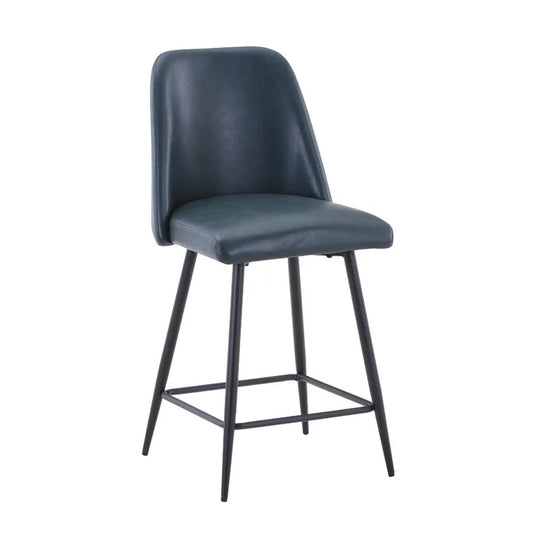 Maddox Blueberry Upholstered Counter Height Stool