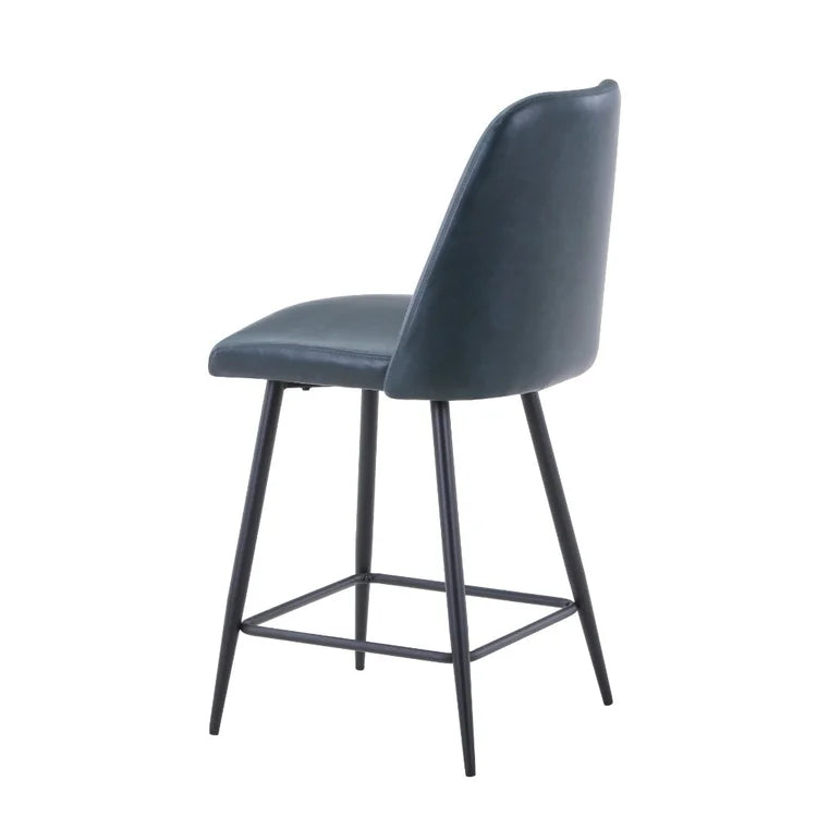 Maddox Blueberry Upholstered Counter Height Stool