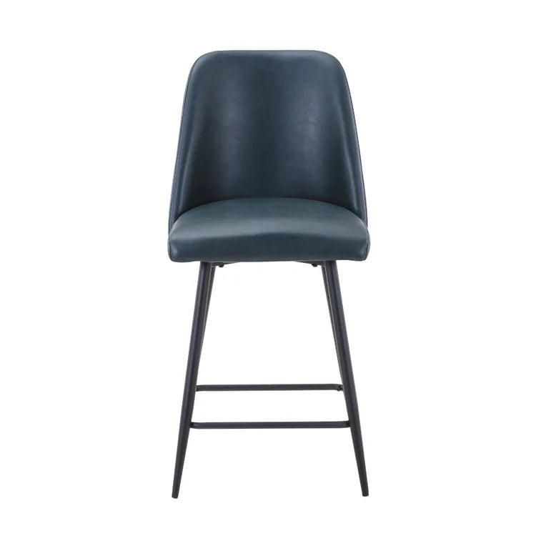 Maddox Blueberry Upholstered Counter Height Stool