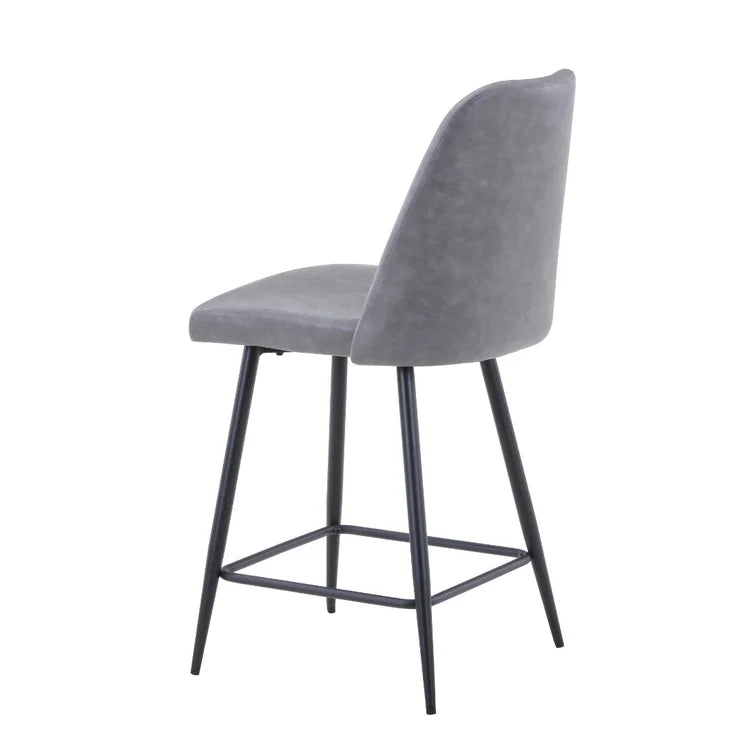 Maddox Grey Upholstered Counter Height Stool