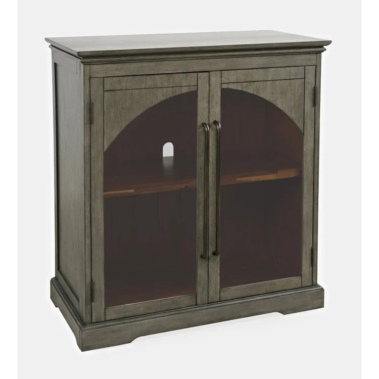 Archdale Gothic Arch 2 Door Accent Cabinet - Grey