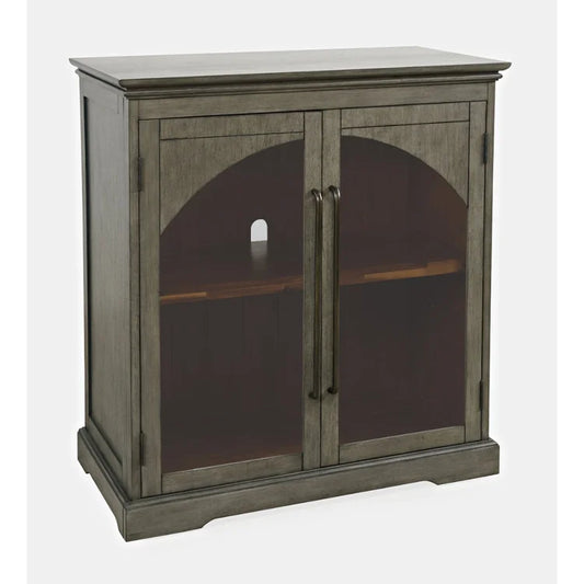 Archdale Gothic Arch 2 Door Accent Cabinet - Grey