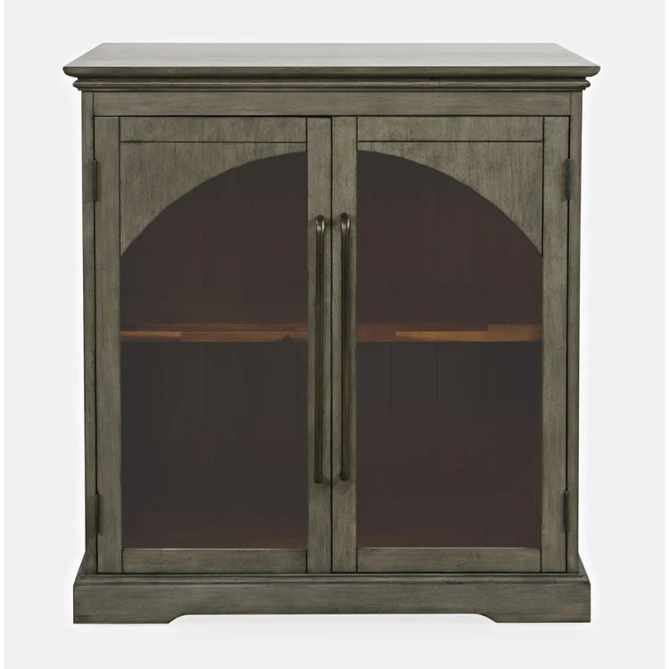 Archdale Gothic Arch 2 Door Accent Cabinet - Grey