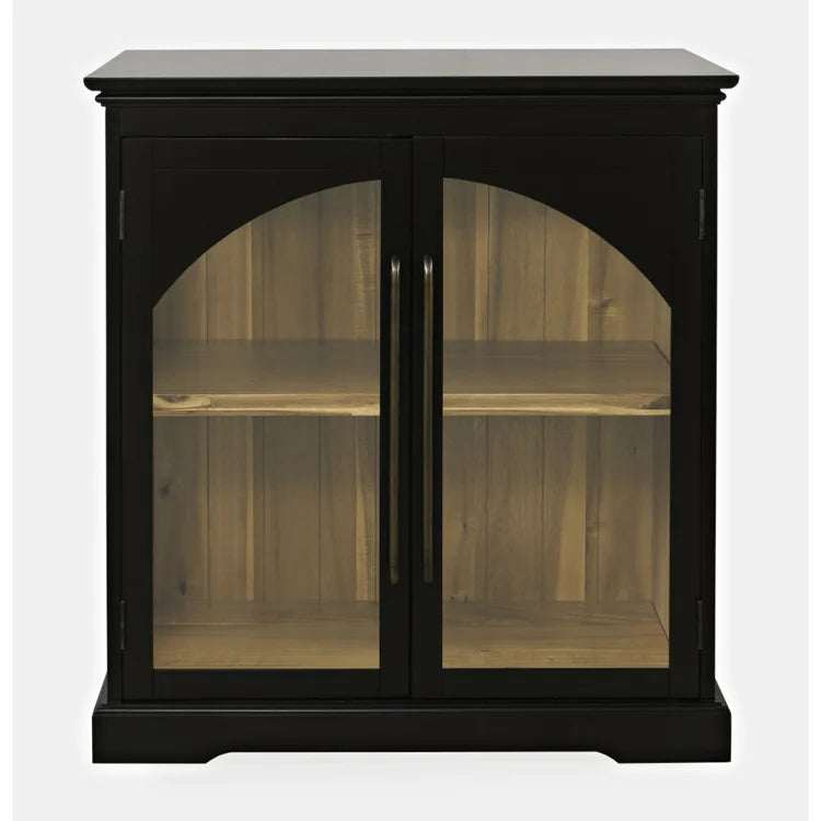 Archdale Gothic Arch 2 Door Accent Cabinet - Black