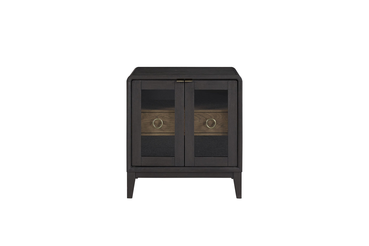 Elure Glass Door Nightstand