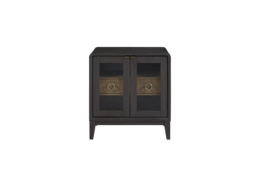 Elure Glass Door Nightstand