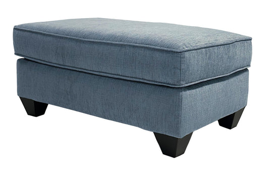 Clearview Blue Ottoman