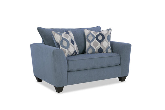 Clearview Blue Twin Sleeper Sofa