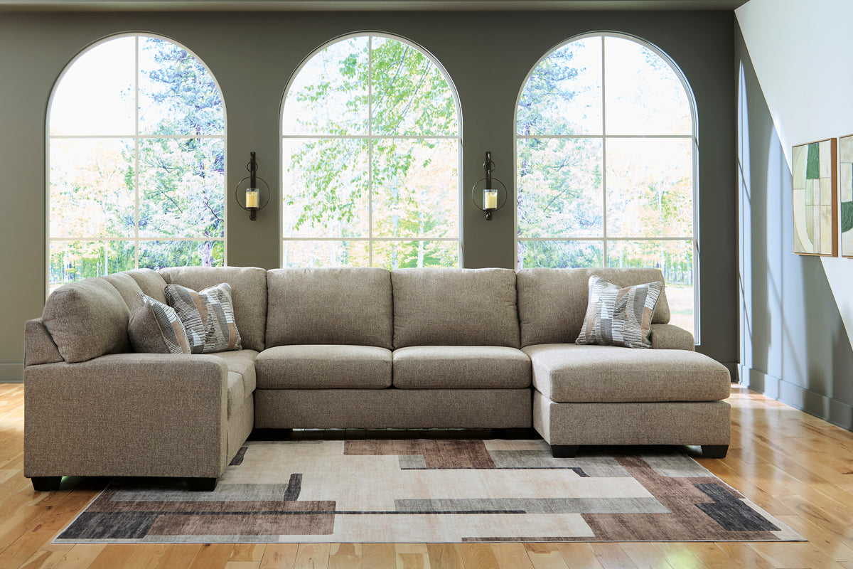 Newellen Hemp 3-Piece RAF Sectional