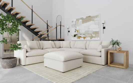 Alpine Linen 5-Piece Sectional