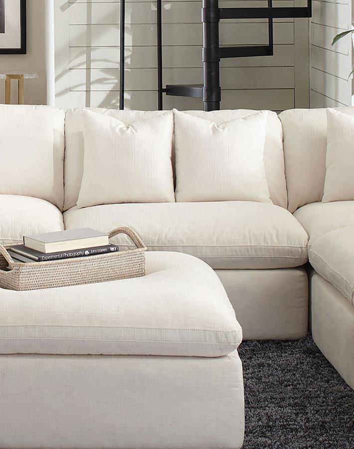 Alpine Ivory Armless Chair