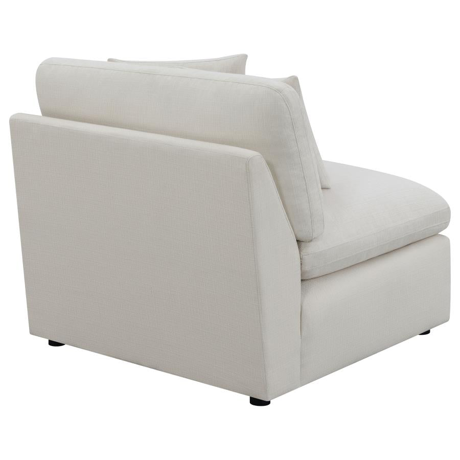 Alpine Ivory Armless Chair