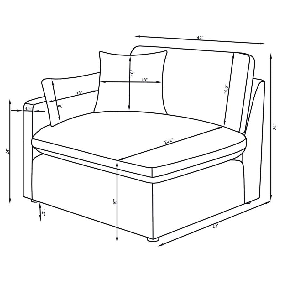 Alpine Ivory LAF Chair