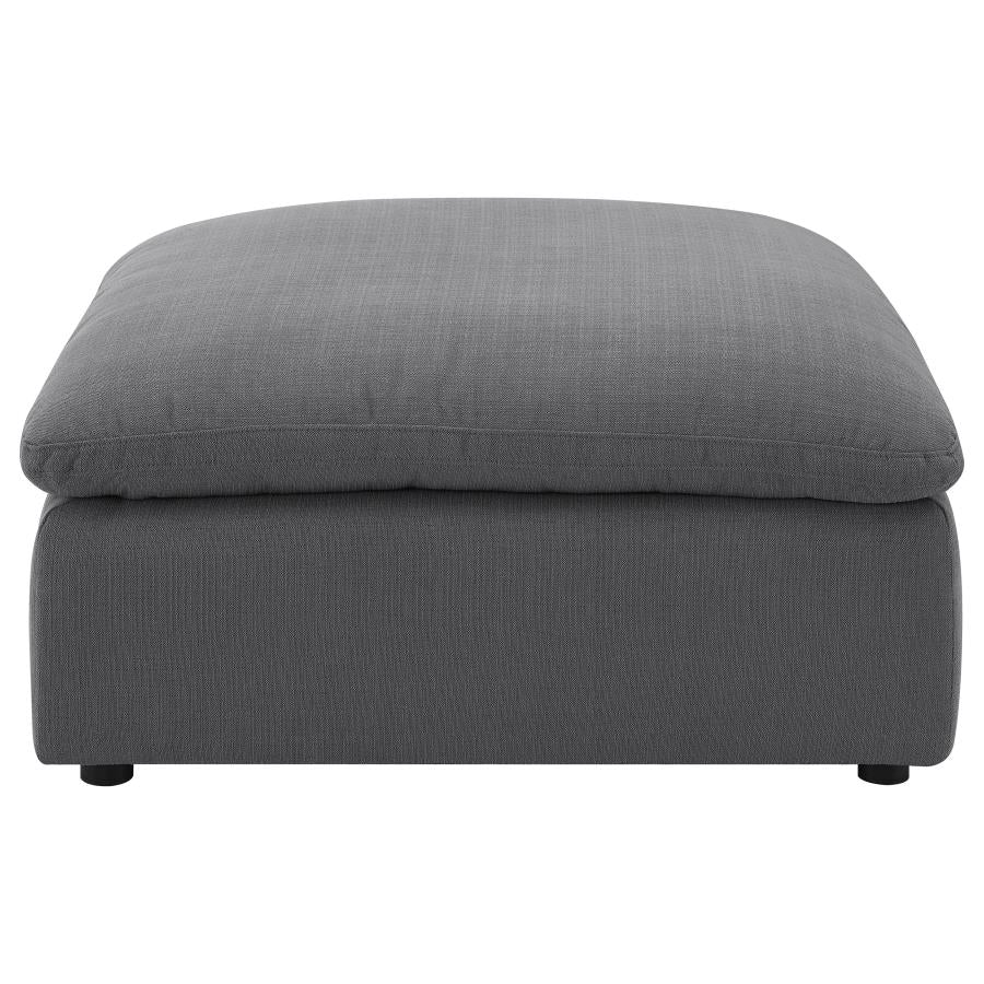 Alpine Charcoal Ottoman