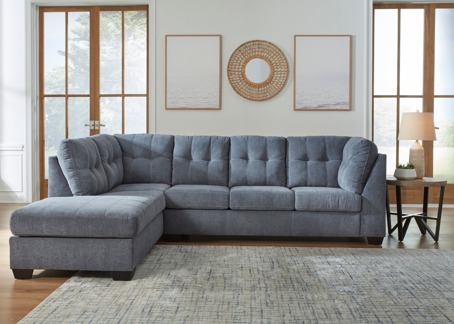 Seccional de dos piezas LAF Marleton Denim