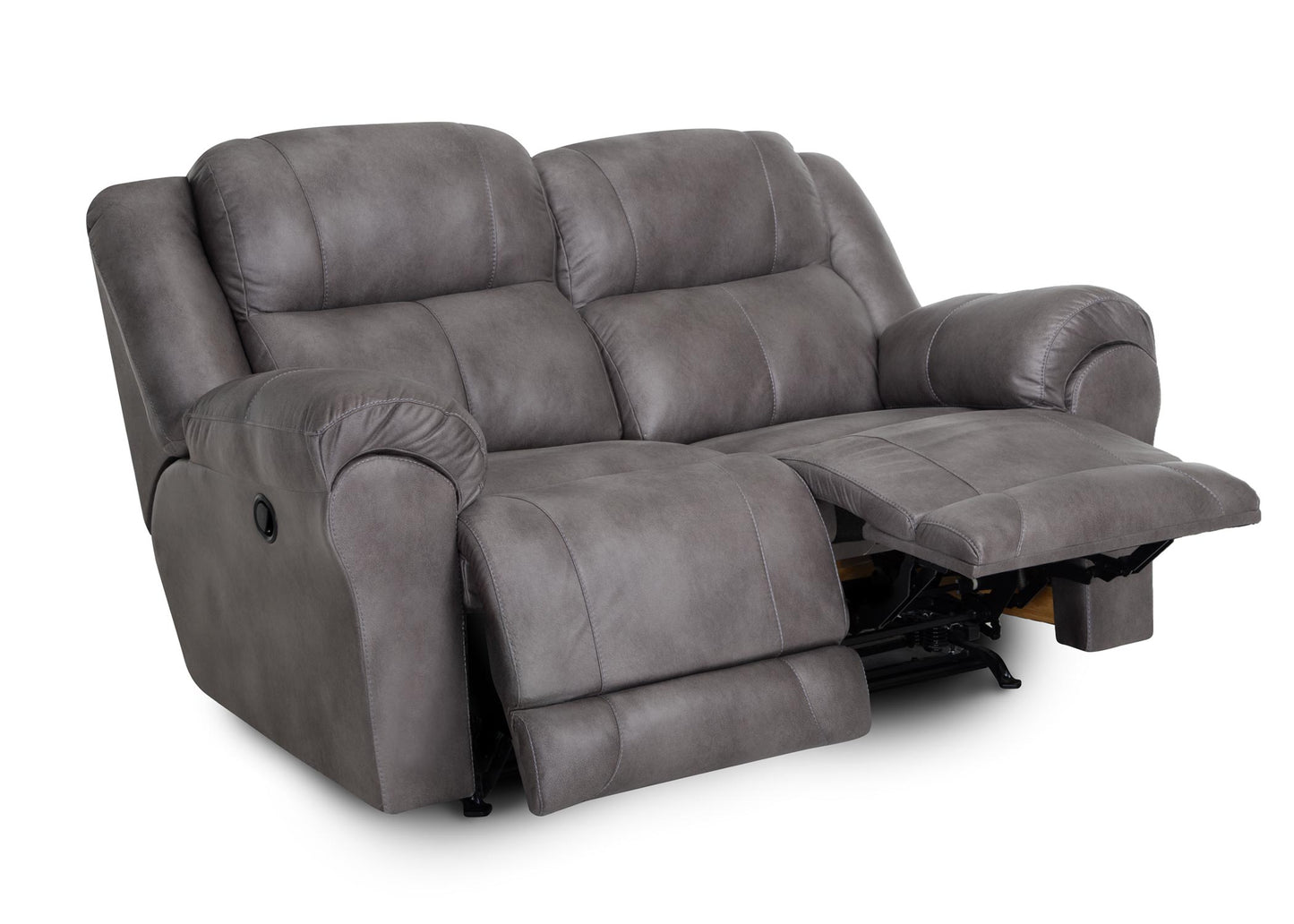 Croft Smoke Reclining Loveseat