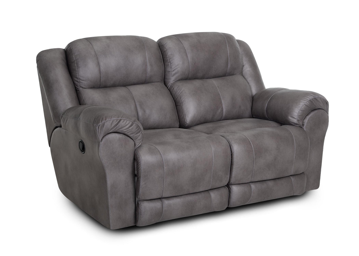 Croft Smoke Reclining Loveseat