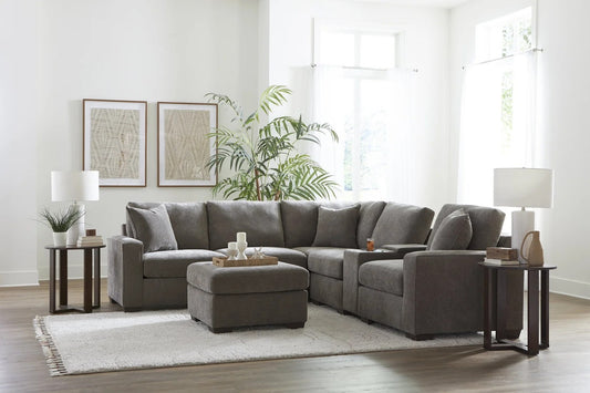 Cardiff Mocha 5-Piece Sectional