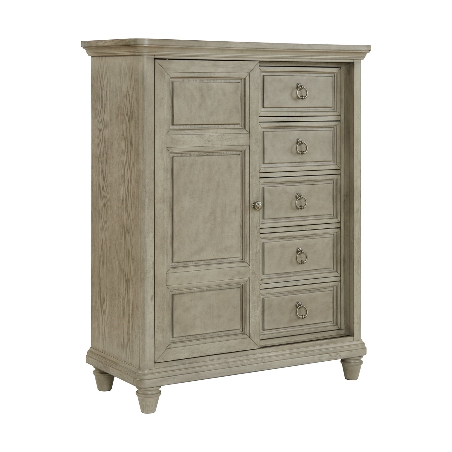 Delmar 5-Drawer Door Chest