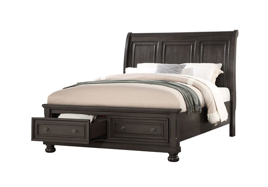 Hamilton Grey King Storage Bed